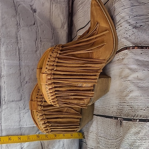 Abilene ankle fringe boots - Picture 5 of 7